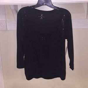 New York & company Black long sleeve